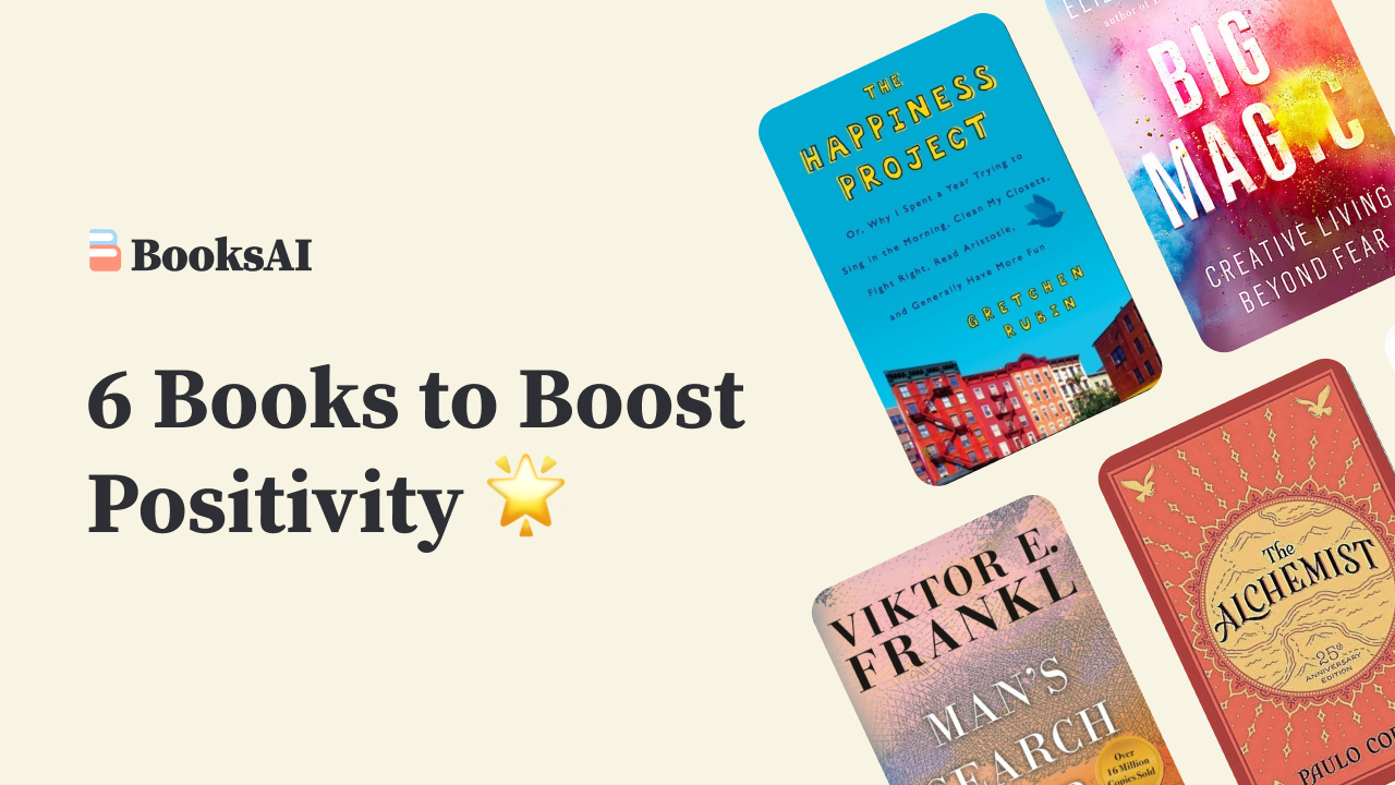 6 books to boost positivity